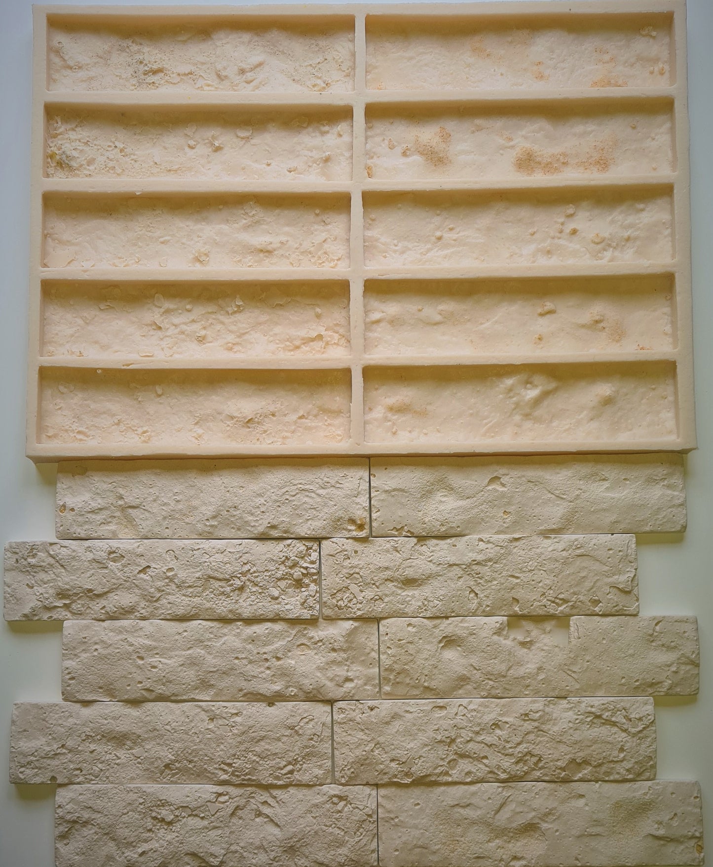 Erosion Brick – RTV Silicone Mold for Plaster & Model Making