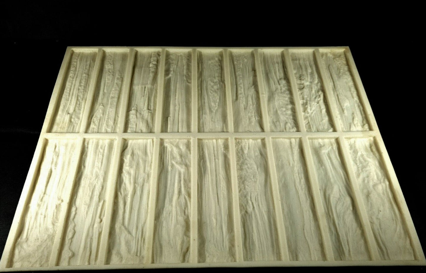 RTV Silicone Mold – Wood Effect Brick Slips for Plaster & DIY Use